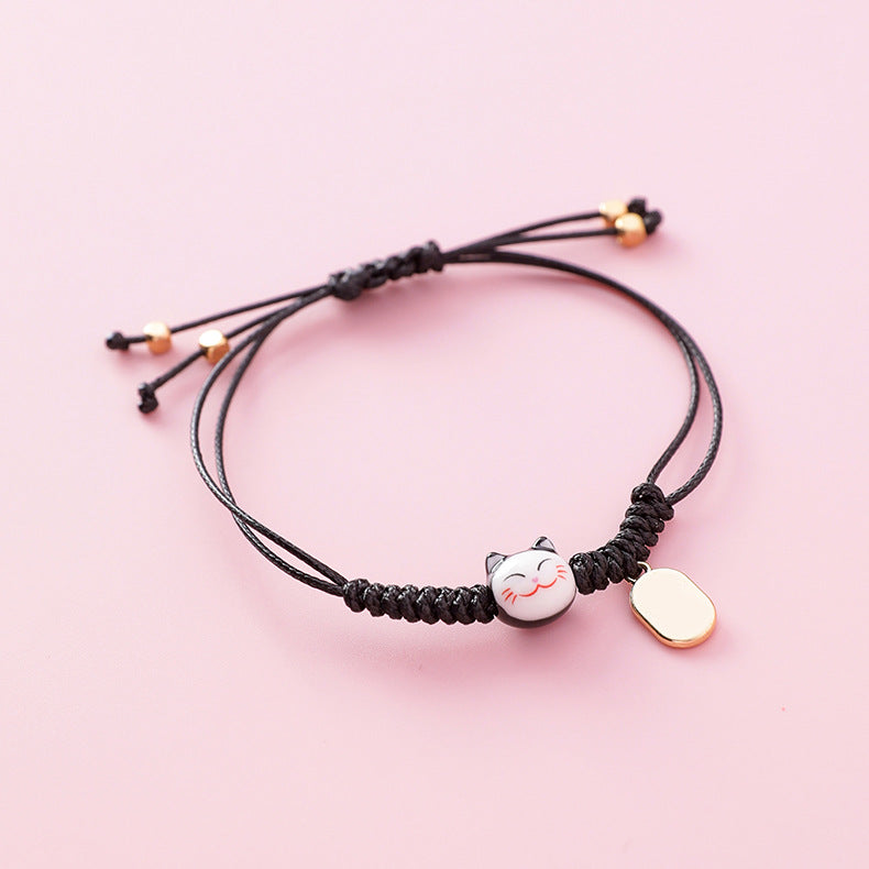 Linda Pulsera De Cerámica De Aleación De Gatito al por mayor